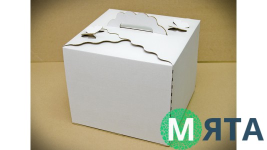 Коробка для торта Метелик 30х30х25 см