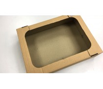 Коробка-лоток для кондитерських виробів 33х22х10 см