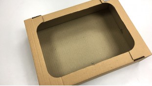 Коробка-лоток для кондитерських виробів 33х22х10 см