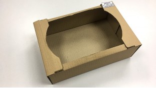 Коробка-лоток для кондитерських виробів 38х28х9 см