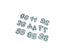 Силіконовий молд для льодяників Брязкальця Цифри