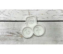 Силіконовий молд для льодяників Соцмережі №2