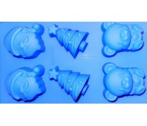 Силіконова форма Асорти Новорічне Велике