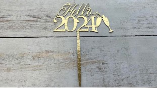 Топпер "Hello 2024", картон