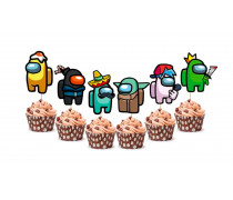 Міні-Топпери Амонг Ас, картон