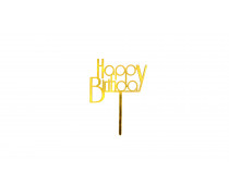 Топпер Happy Birthday №30, полістирол