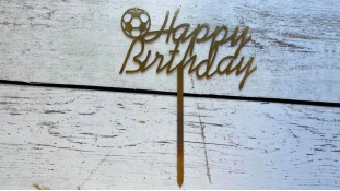 Топпер "Happy Birthday" №21, картон