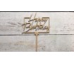 Топпер "Happy Birthday" №9, дерево