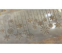 Трафарет Сніжинки №3, 29х15 см