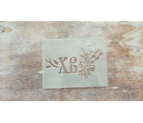 Трафарет ХВ з вербою, 9,5х12,5 см