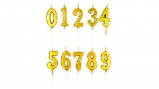 Золото свічки цифри