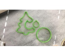 Набір вирубок Ялинка 3d №2