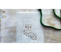 Вирубка + трафарет Шкарпетка №2