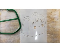 Вирубка + трафарет Портфель