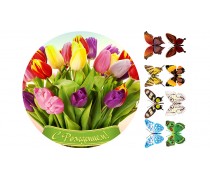 Съедобная картинка "Цветы" 3