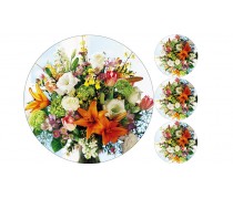 Съедобная картинка "Цветы" 4