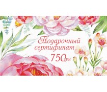 Подарочный сертификат 750 грн
