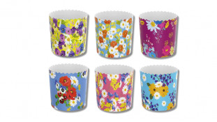 Бумажная форма для паски микс №11, 90х85 мм 