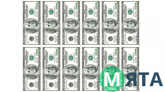 Картинка 100$ (12 купюр)