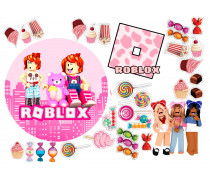 Съедобная картинка Roblox Девочки (Роблокс)