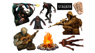 Съедобная картинка "S.T.A.L.K.E.R." (Сталкер) 2