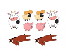 Съедобная картинка "Синий трактор" 2