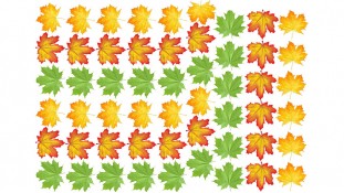 Съедобная картинка Кленовые листья