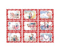 Съедобная картинка День Влюбленных 4