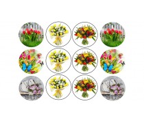 Съедобная картинка "Цветы" 16