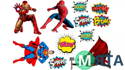 Супергерои +поп арт 4