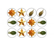 Съедобная картинка "День Защитника". 4