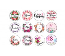 Съедобная картинка "8 Марта". 11