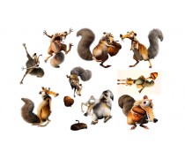 Съедобная картинка Белка Ледниковый период 