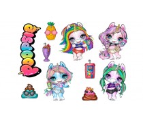 Съедобная картинка Единорожки Poopsie