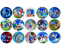 Съедобная картинка Соник 3