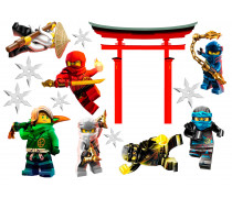 Съедобная картинка Ниндзяго 19