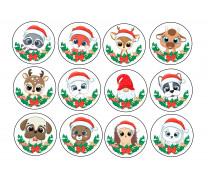 Съедобная картинка Новогодняя картинка 162