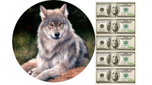 Съедобная картинка Волк