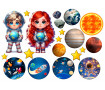Съедобная картинка Космос 6 Съедобная картинка Космос 6
