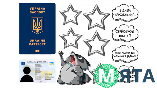  Съедобная картинка "Паспорт 14" 