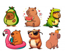 Съедобная картинка Капибара 3