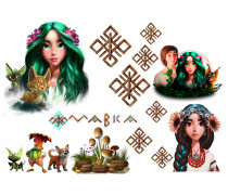 Съедобная картинка Мавка