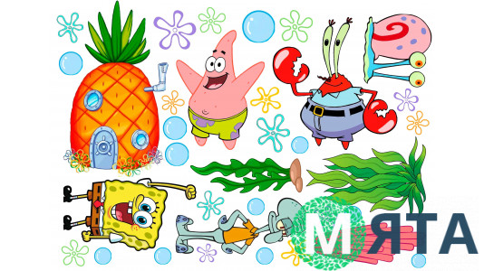 Съедобная картинка Спанч Боб 11