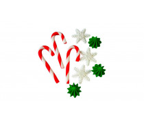 Набор сахарных украшений Новогодние сладости 2Д