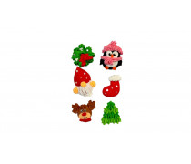 Набор сахарных украшений Елочные декорации 2Д