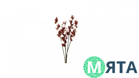 Cахарное украшение Веточка Вербы на проволоке