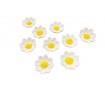 Набор сахарных украшений "Ромашки" Набор сахарных украшений "Ромашки"