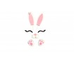 Сахарный декор Ушки Зайчика №2 Сахарный декор Ушки Зайчика №2