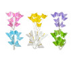 Вафельные Бабочки на проволоке, 7 шт