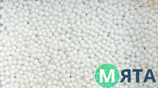 Сахарные шарики Жемчуг белый 5-10 мм Сахарные шарики Жемчуг белый 5-10 мм